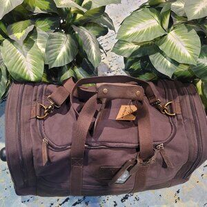 ARIAT HEAVY DUTY HIGH QUALITY TAPOLEAN-LEATHER-22" STYLES, VERSATILE DUFFLE BAG